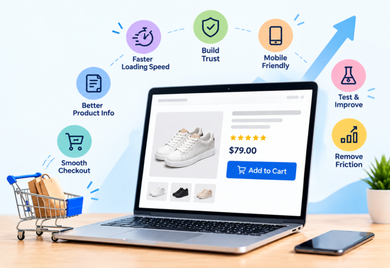 The 7 things that actually move eCommerce conversion in <span class="grad-text">2026</span>